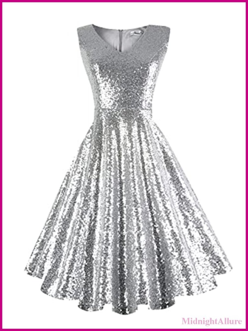 Vintage 50s 60s Sleeveless A-Line Cocktail Dress with Pockets